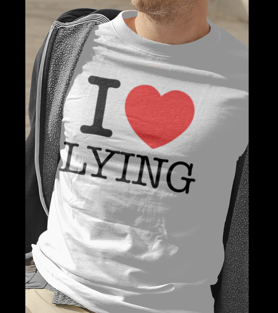 Premi Sterlin I Heart Lying Bold Statement T-Shirt