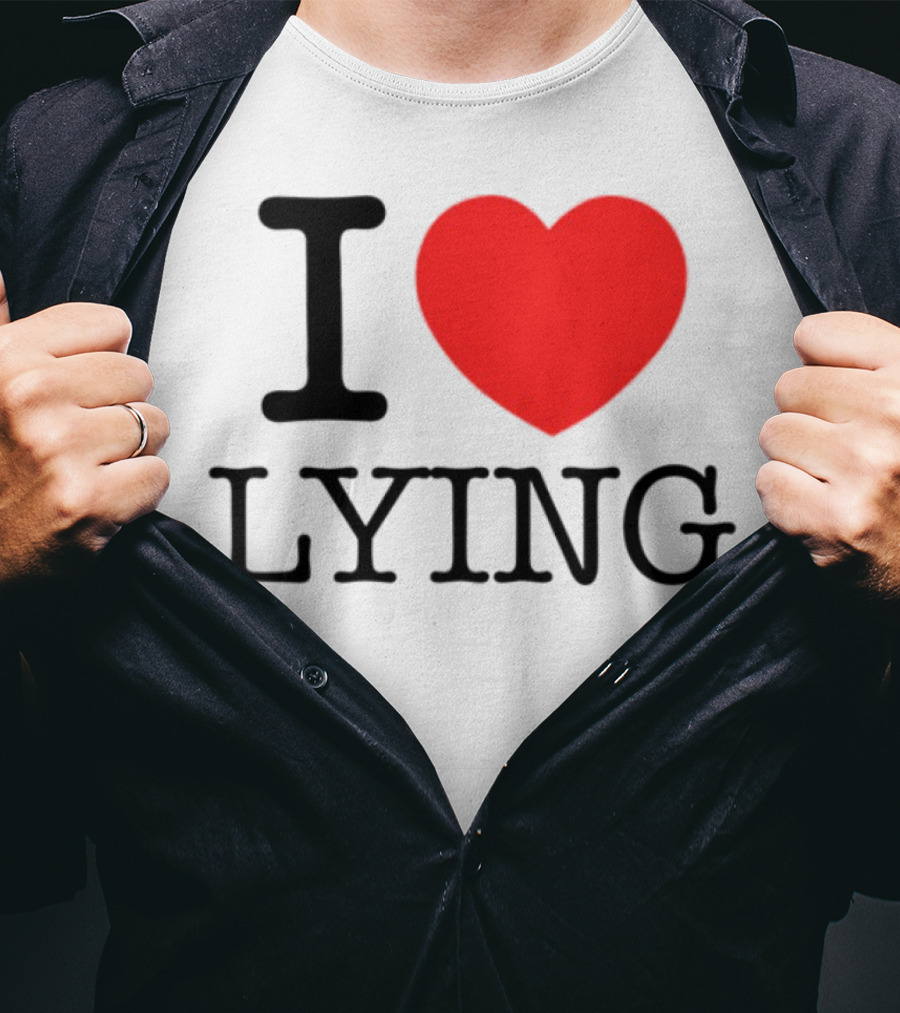 Premi Sterlin I Heart Lying Bold Statement T-Shirt