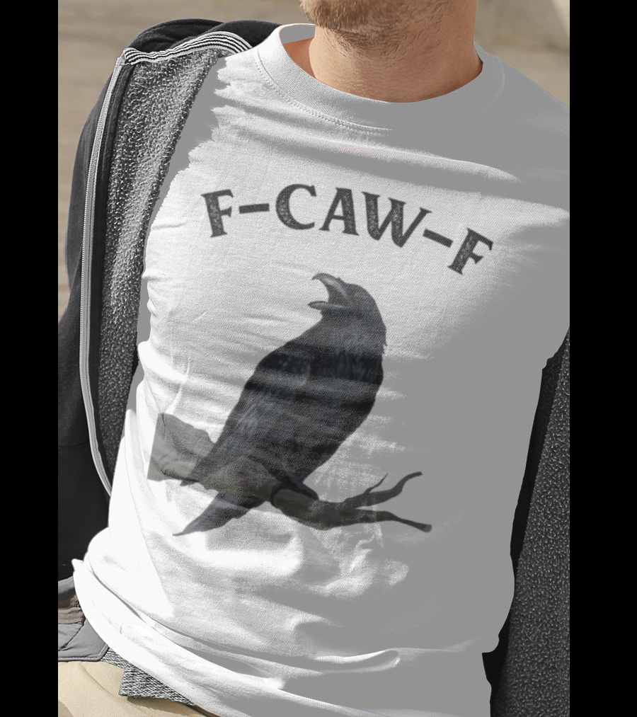 F-CAW-F Raven Bird Crowd T-Shirt