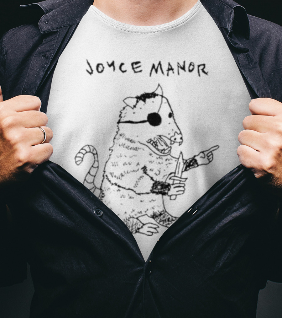 Joyce Manor Opossum With Eyepatch And Knife T-Shirt