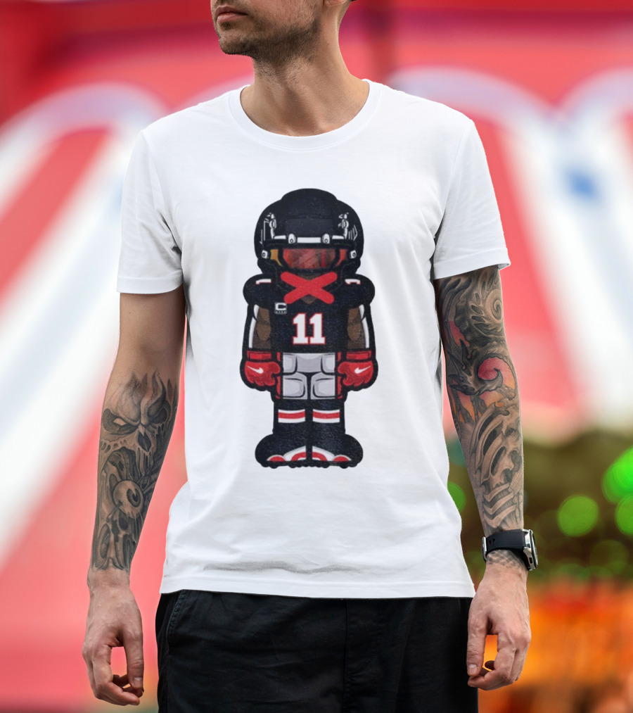 Julio Jones Cartoon Atlanta Falcons NFL 2025 T-Shirt