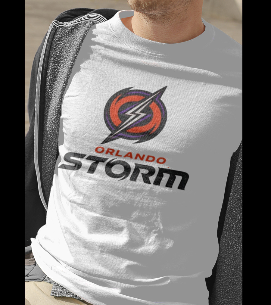 Orlando Storm 2025 Electric Symbol Crest T-Shirt