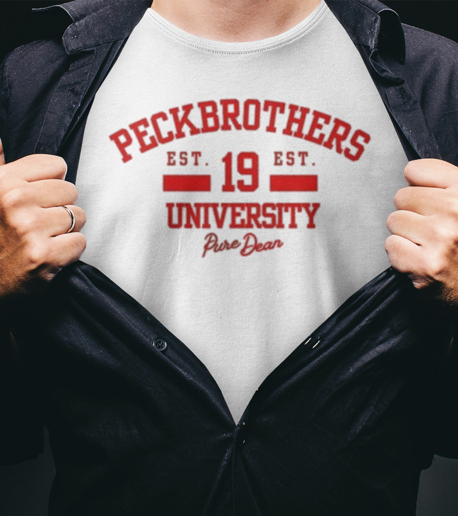Peck Brothers University Est 19 Pure Dean T-Shirt