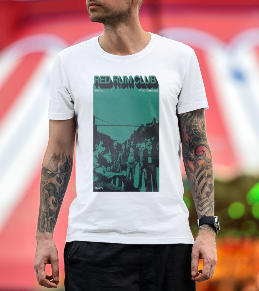 Red Rum Club Bristol Trinity 7th October 2025 Concert T-Shirt