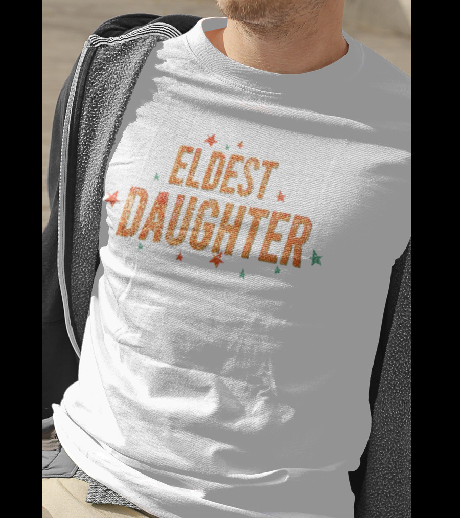 Eldest Daughter Glitter Stars Vintage Style T-Shirt