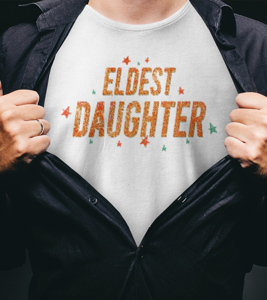 Eldest Daughter Glitter Stars Vintage Style T-Shirt