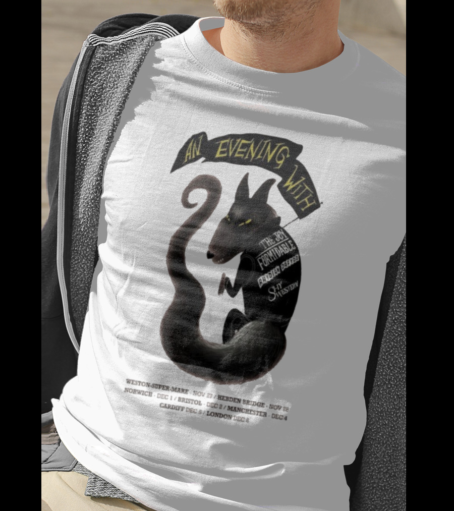 An Evening With The Joy Formidable UK Tour 2025 Weston-Super-Mare Clevedon Bridge Norwich Bristol Manchester Cardiff London T-Shirt