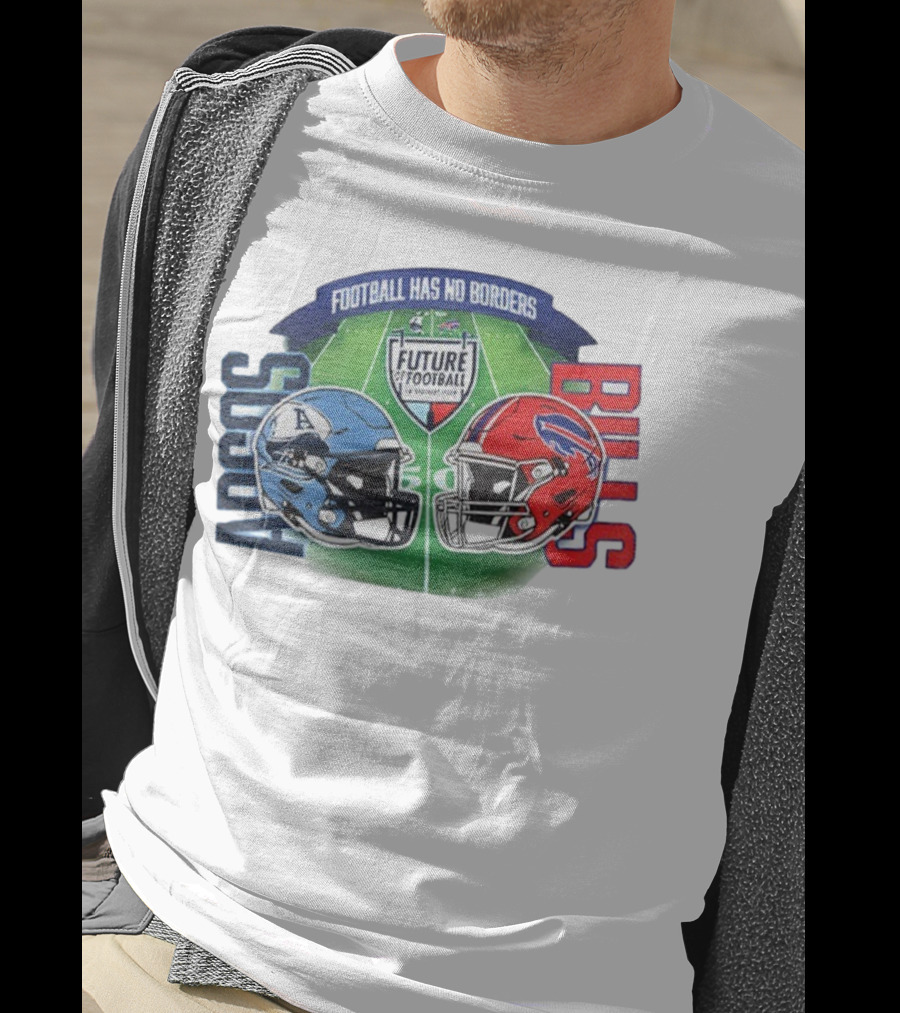 Toronto Argonauts Buffalo Bills Helmet Football Has No Borders Future Football T-Shirt