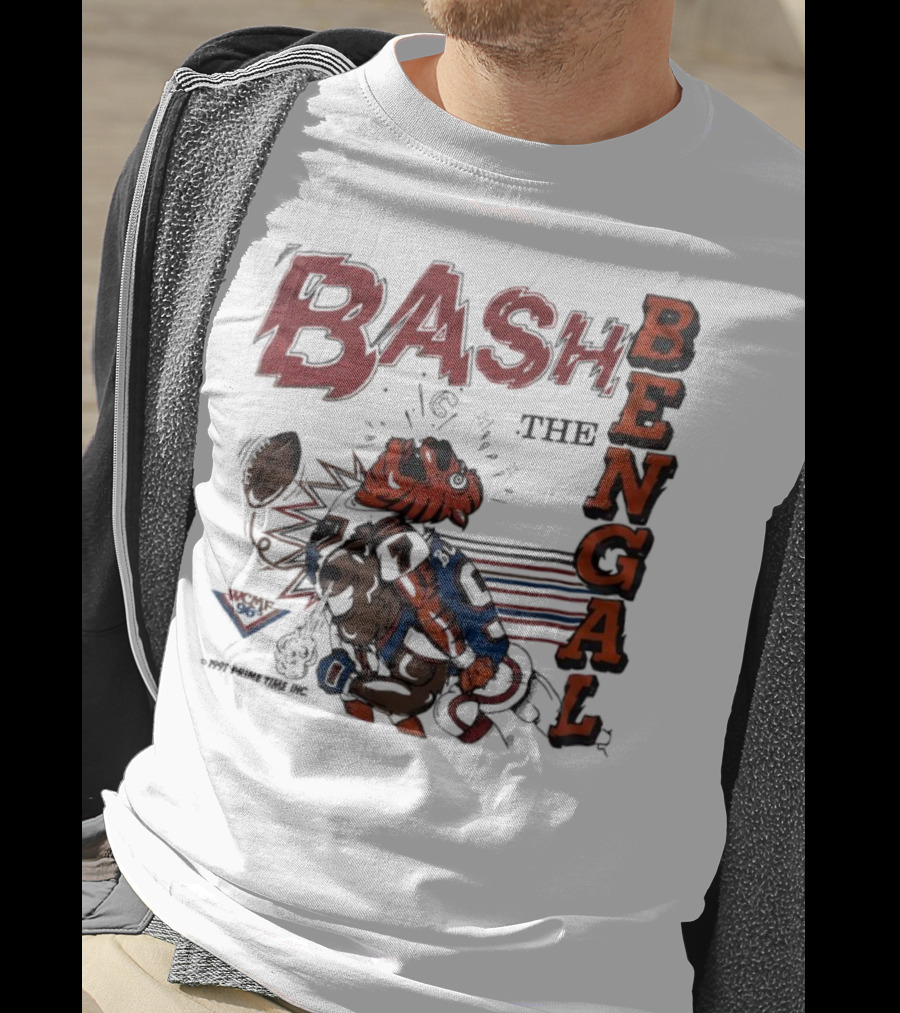 Bash The Bengal Football Rivalry Action T-Shirt