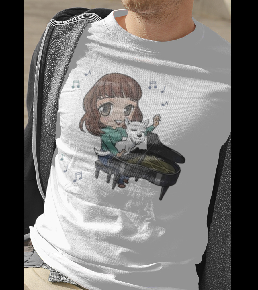 Mark Crilley Kara And Bradford Piano Playing Melody T-Shirt