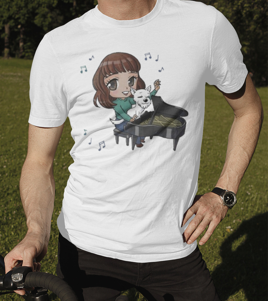 Mark Crilley Kara And Bradford Piano Playing Melody T-Shirt