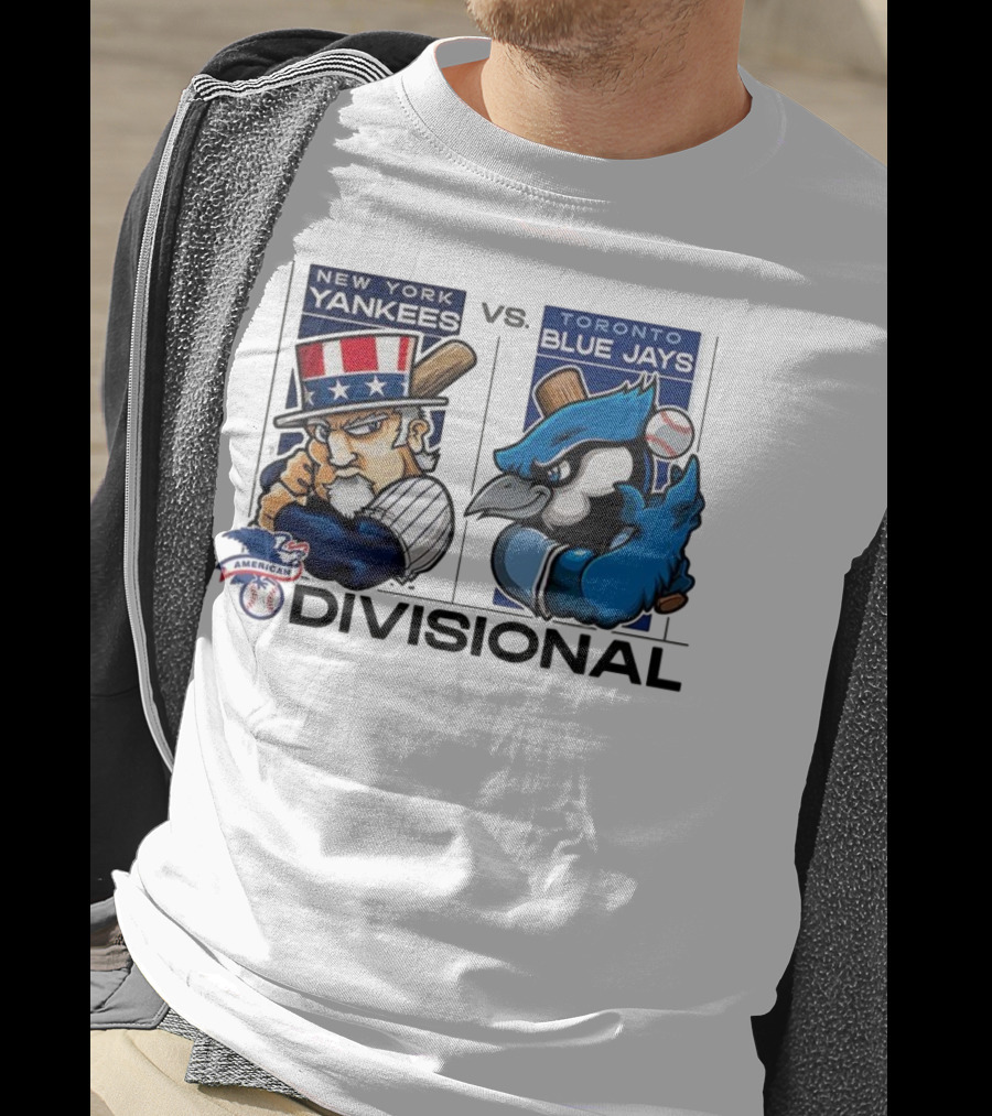 New York Yankees Vs Toronto Blue Jays American League Divisional 2025 T-Shirt