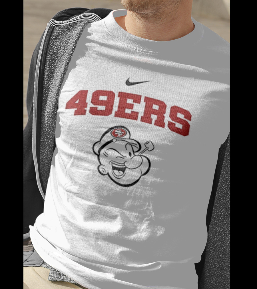 San Francisco 49ers Nike Popeye I Yam What I Yam T-Shirt