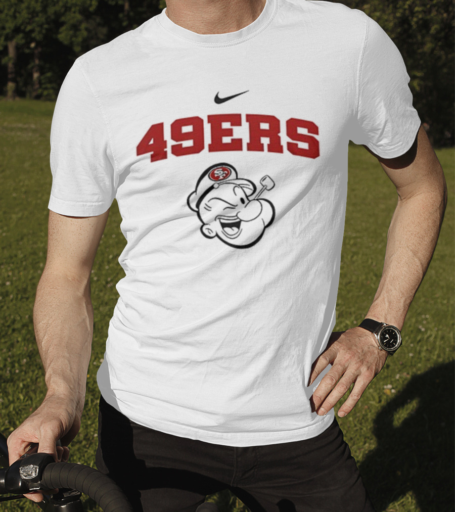 San Francisco 49ers Nike Popeye I Yam What I Yam T-Shirt