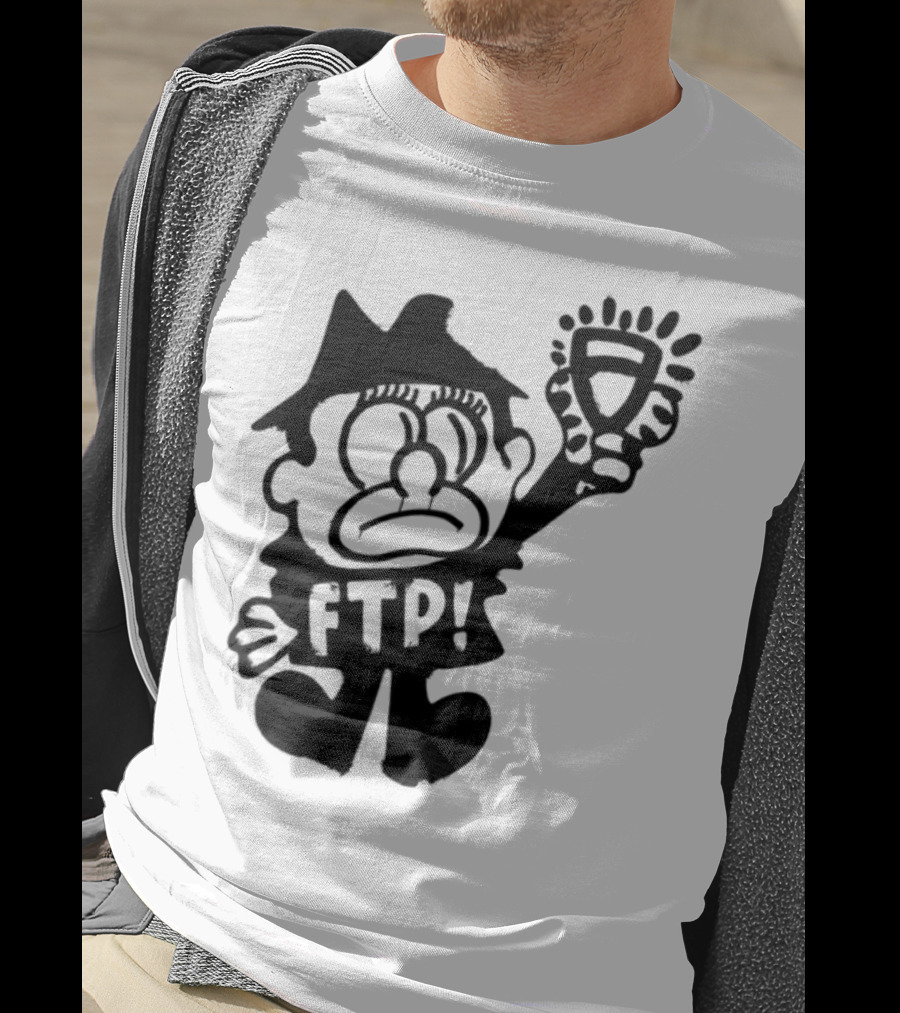 Ftp Slawn Character Holding Light Bulb T-Shirt