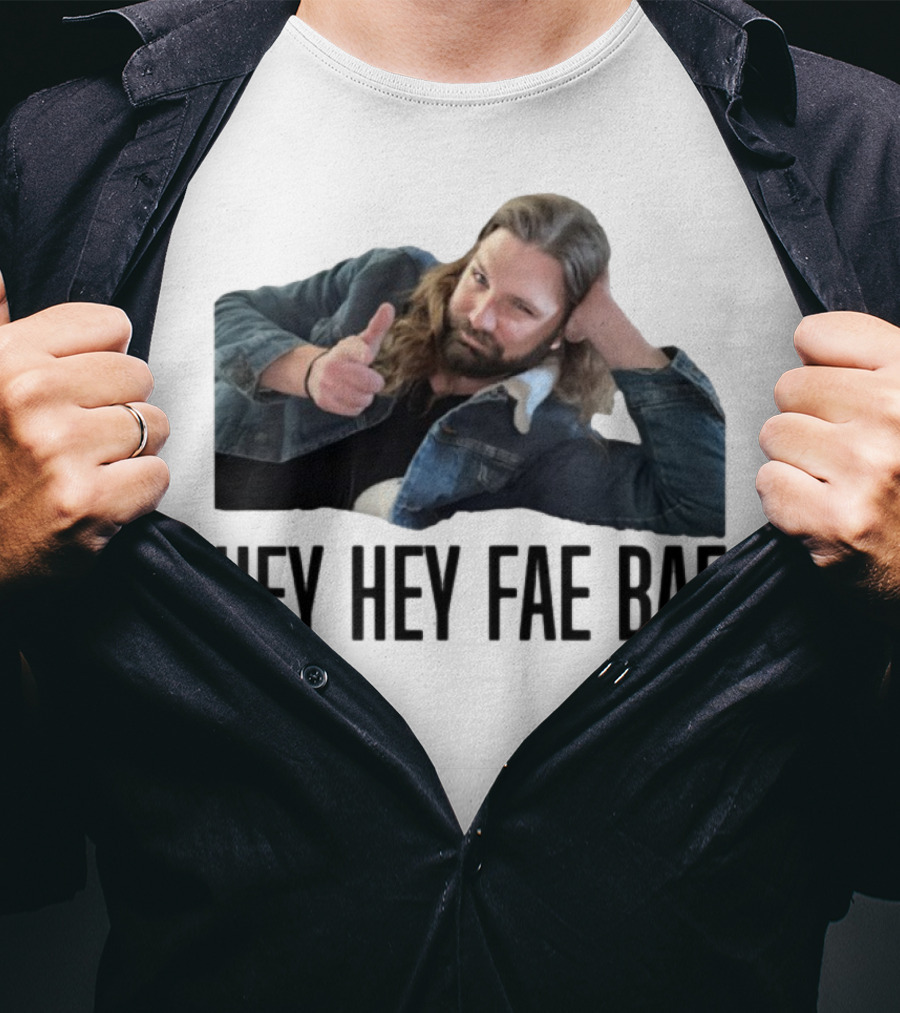 Hey Hey Fae Bae Denim Pose T-Shirt