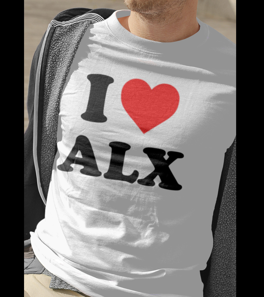 I Love ALX Red Heart Emblem T-Shirt