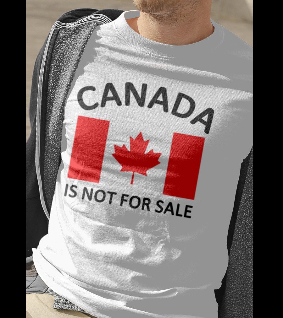 Mike Myers Canada Is Not For Sale Maple Leaf Flag T-Shirt