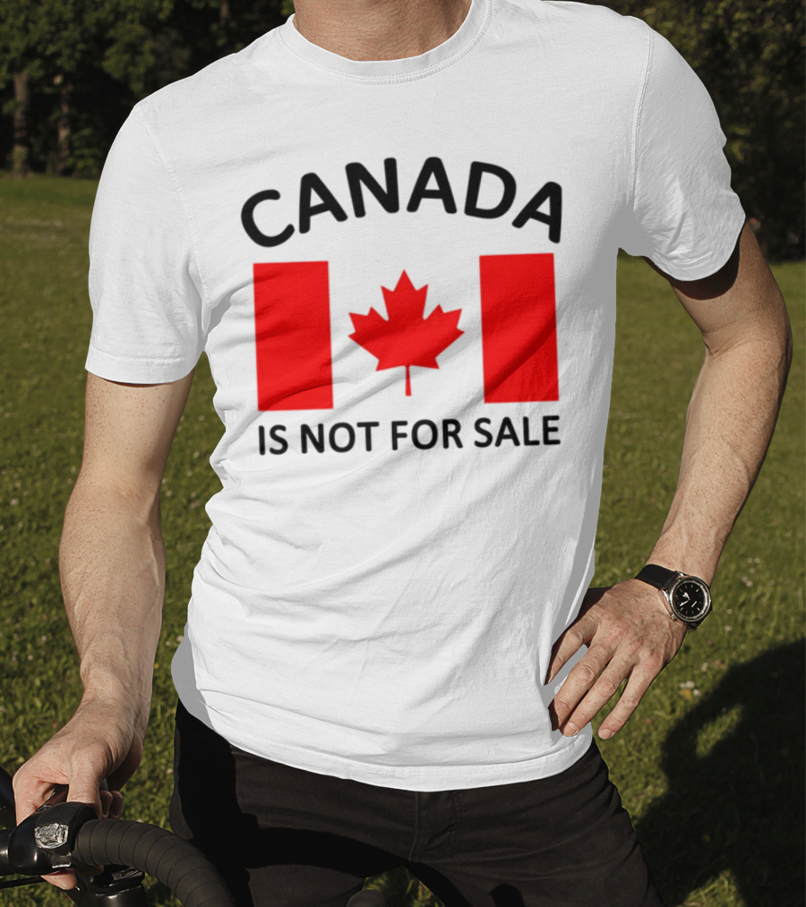 Mike Myers Canada Is Not For Sale Maple Leaf Flag T-Shirt