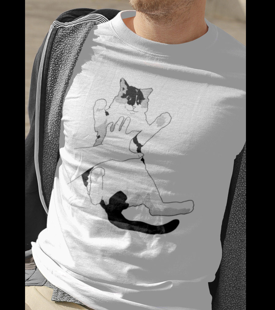 MK Belly Rub Cat Paws Cute Playful Kitten T-Shirt