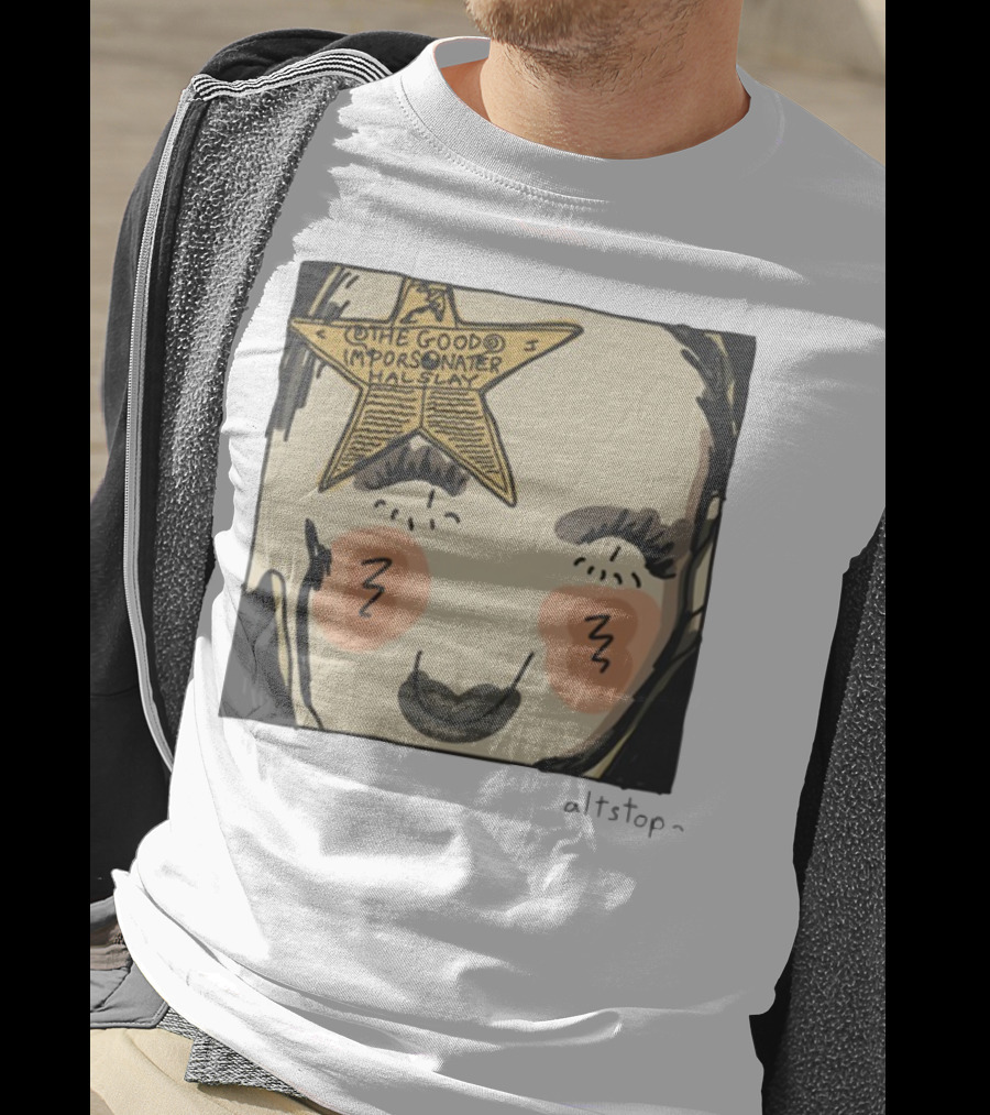 The Good Impersonator Halsey Altstop Star Face Sketch T-Shirt