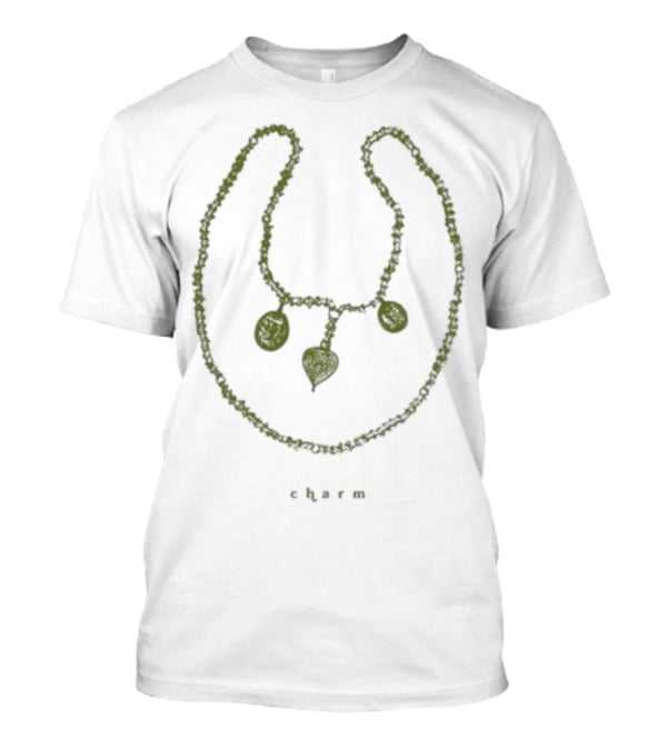 Clairo Charm Necklace Minimalist Chain Pendant T-Shirt