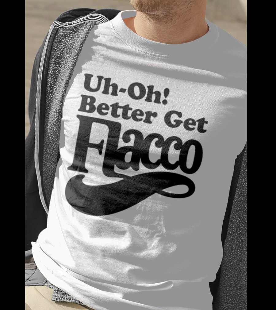 Cleveland Browns Uh-Oh! Better Get Flacco Sports Fan Apparel Football Humor T-Shirt