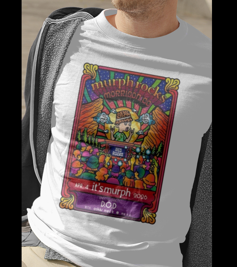 Murphrocks Morrison CO Apr 4 2026 Red Rocks Special Guest D.O.D It's Murph T-Shirt