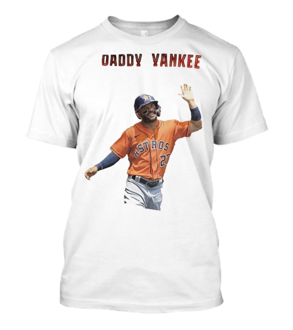 Daddy Yankee Jose Altuve Houston Astros Baseball Star T-Shirt
