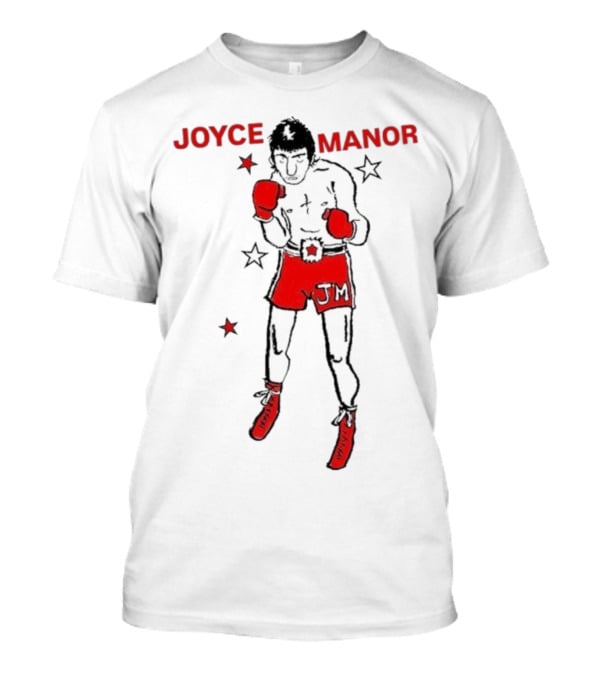 Joyce Manor JM Boxer With Red Gloves And Stars T-Shirt