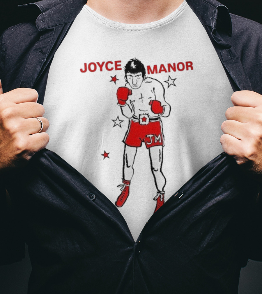 Joyce Manor JM Boxer With Red Gloves And Stars T-Shirt