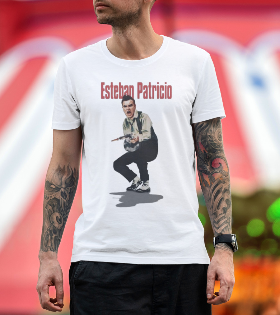 Esteban Patricio Morrissey Style Iconic Pose T-Shirt