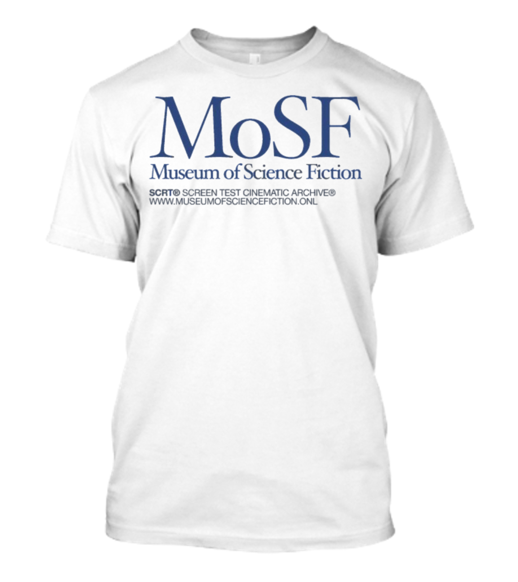 MoSF Museum Of Science Fiction Screen Test Cinematic Archive T-Shirt