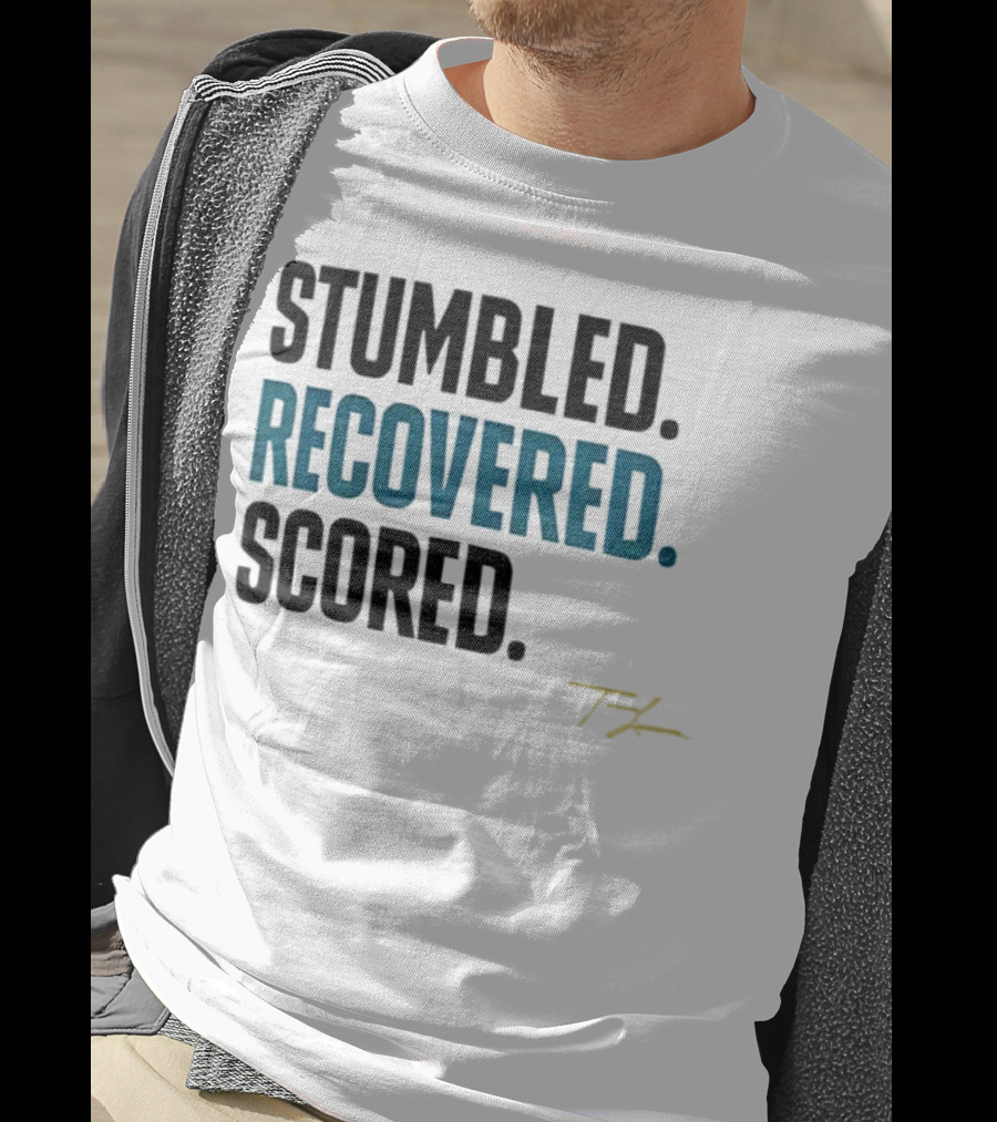 Trevor Lawrence Stumbled Recovered Scored TK Jacksonville Jaguars T-Shirt
