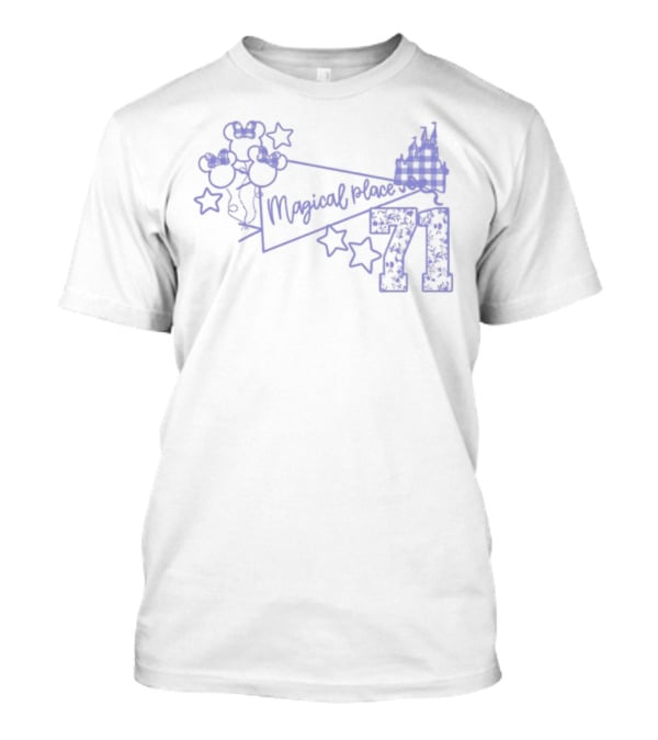 Magical Place Balloons Castle Stars Seventy-One T-Shirt