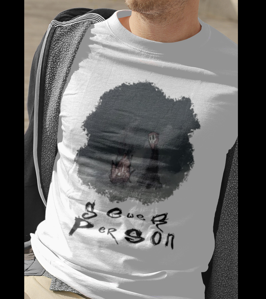 Sewerperson Campfire Mountain Forest Scene T-Shirt