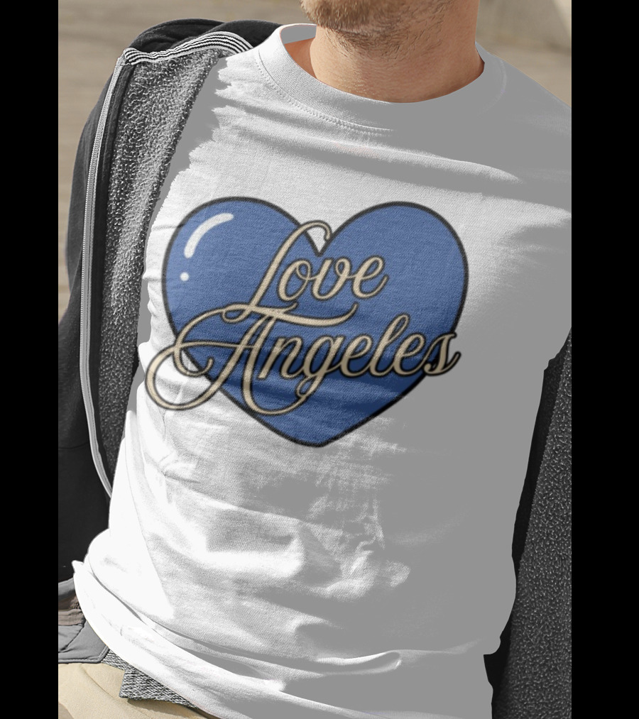 Bffs & Babes Love Angeles Heart Design T-Shirt