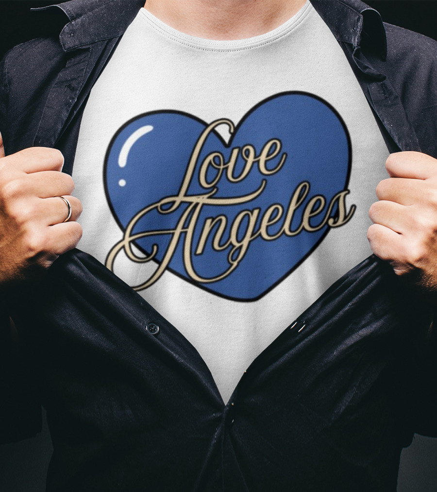 Bffs & Babes Love Angeles Heart Design T-Shirt