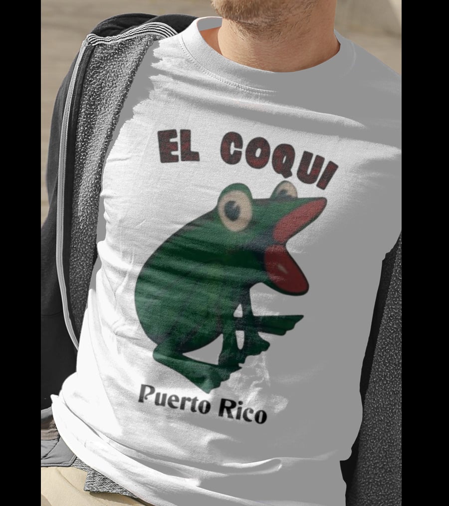 El Coqui Frog Puerto Rico Cultural Icon T-Shirt