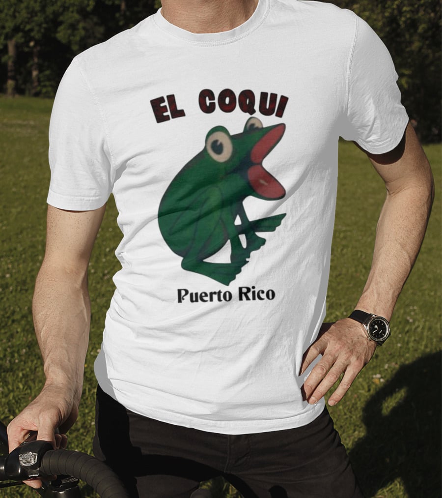 El Coqui Frog Puerto Rico Cultural Icon T-Shirt