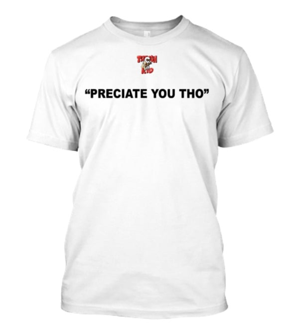 Lil Tjay No Smoking Preciate You Tho Red Skull Character T-Shirt