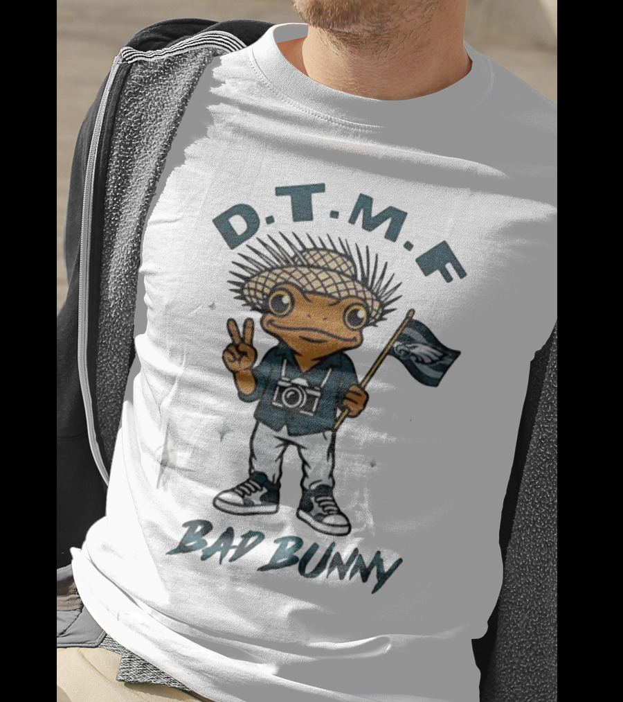 D.T.M.F Bad Bunny Philadelphia Eagles NFL Football T-Shirt
