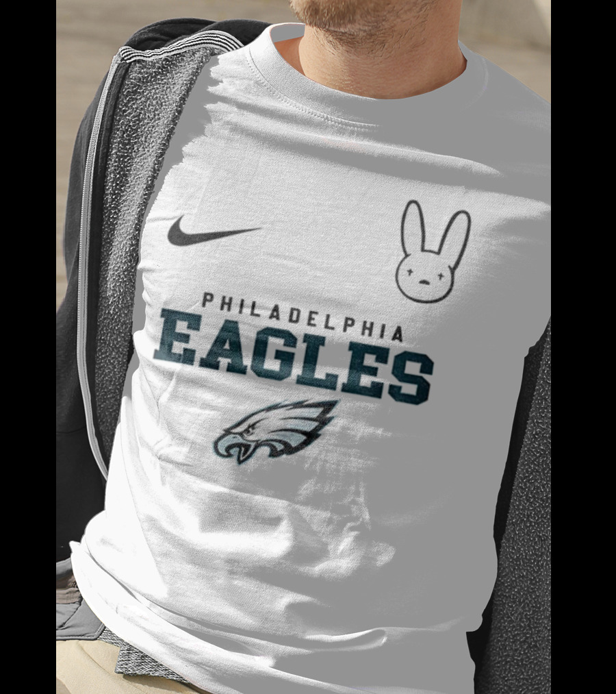 Bad Bunny Nike Philadelphia Eagles NFL 2025 Collaboration T-Shirt