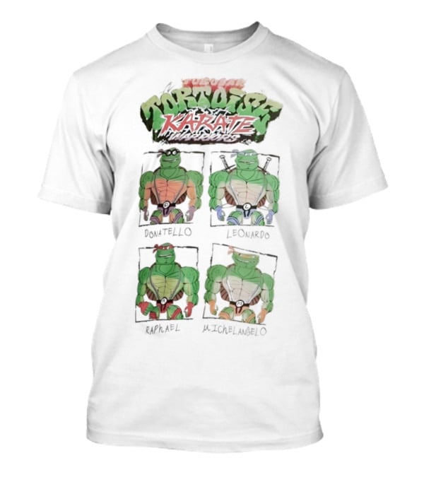 Super Tortoise Karate Donatello Leonardo Raphael Michelangelo T-Shirt