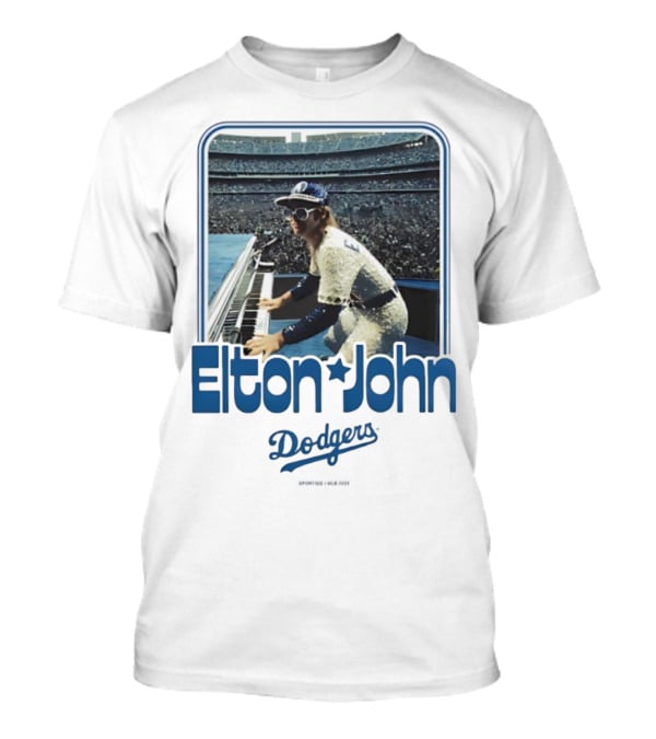 Elton John Dodgers Stadium Concert Los Angeles T-Shirt