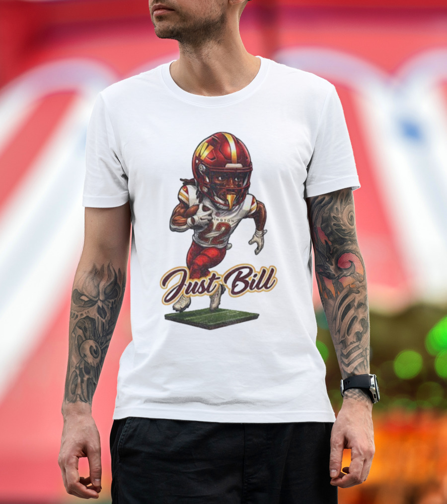 Just Bill Jacory Croskey-Merritt Washington NFL Football Player T-Shirt