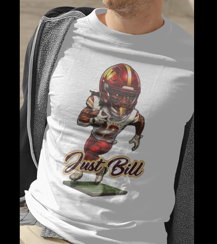 Just Bill Jacory Croskey-Merritt Washington NFL Football Player T-Shirt