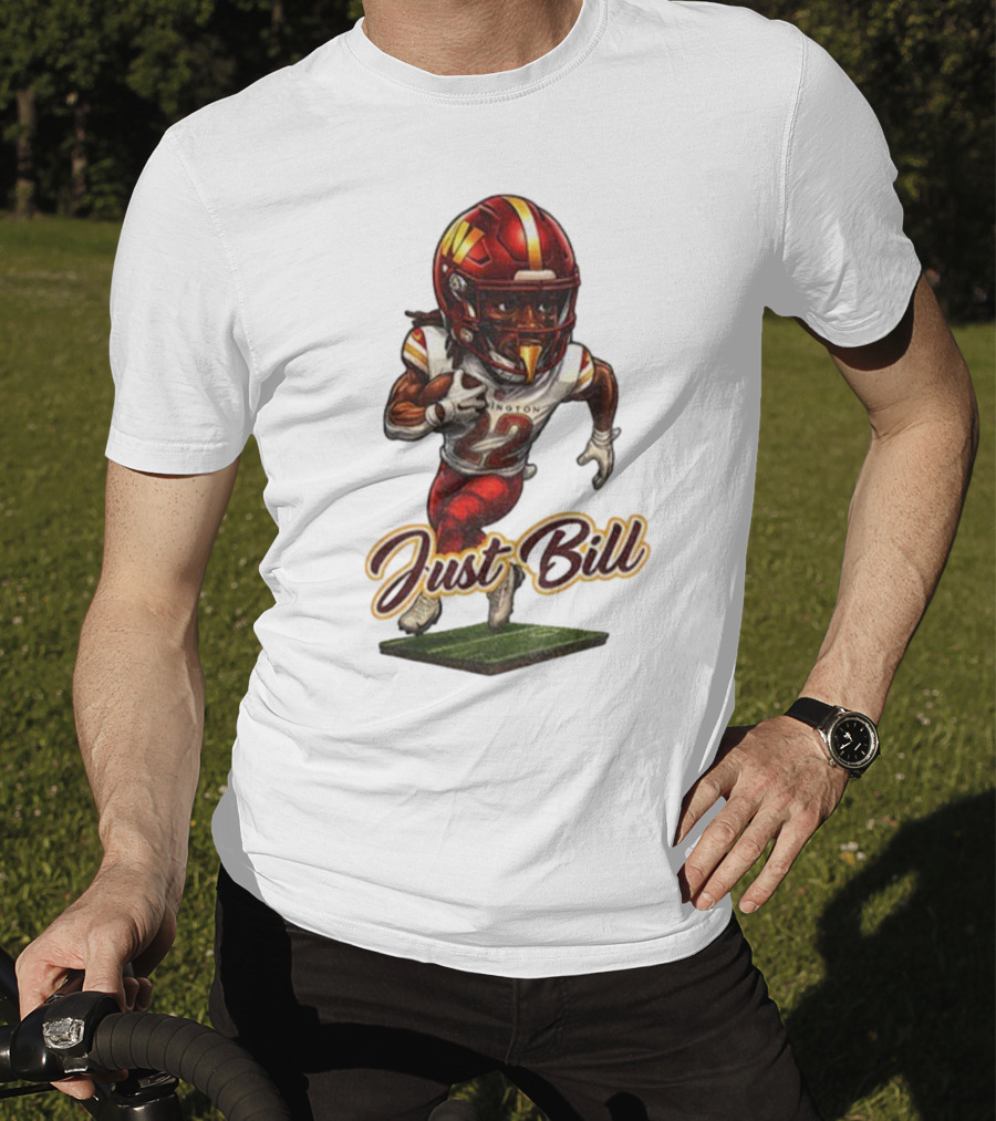 Just Bill Jacory Croskey-Merritt Washington NFL Football Player T-Shirt