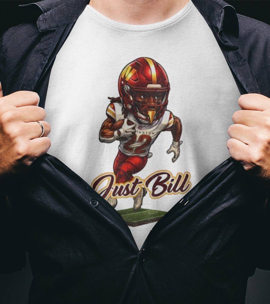 Just Bill Jacory Croskey-Merritt Washington NFL Football Player T-Shirt