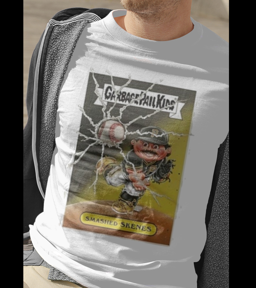 Garbage Pail Kids Smashed Skenes Pittsburgh Pirates Paul Skenes T-Shirt